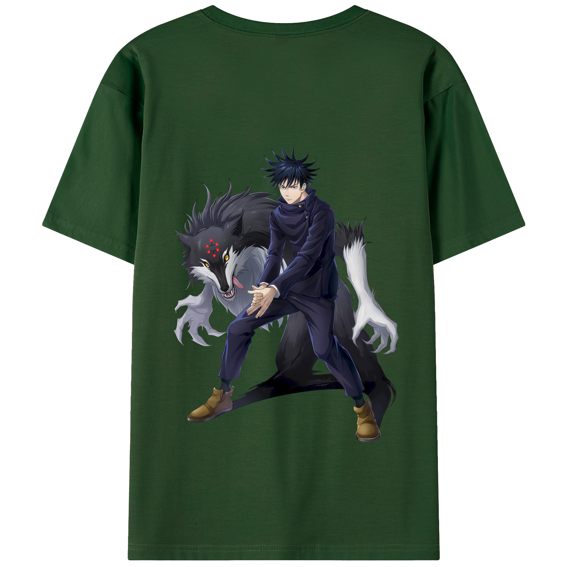 （画像用） 呪術廻戦 Jujutsu Kaisen 綿100％半袖Tシャツ（背面プリント）